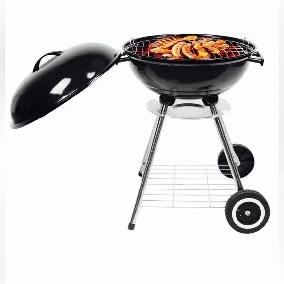 Cedar Trail 17” Rolling Charcoal BBQ Grill - Picture 7 of 10